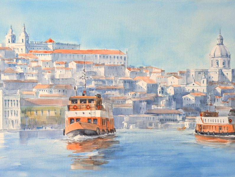 António Neves - Vista de Lisboa