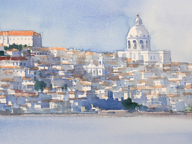 António Neves - Vista de Lisboa