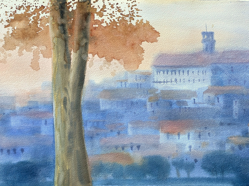 António Neves - Vista de Coimbra